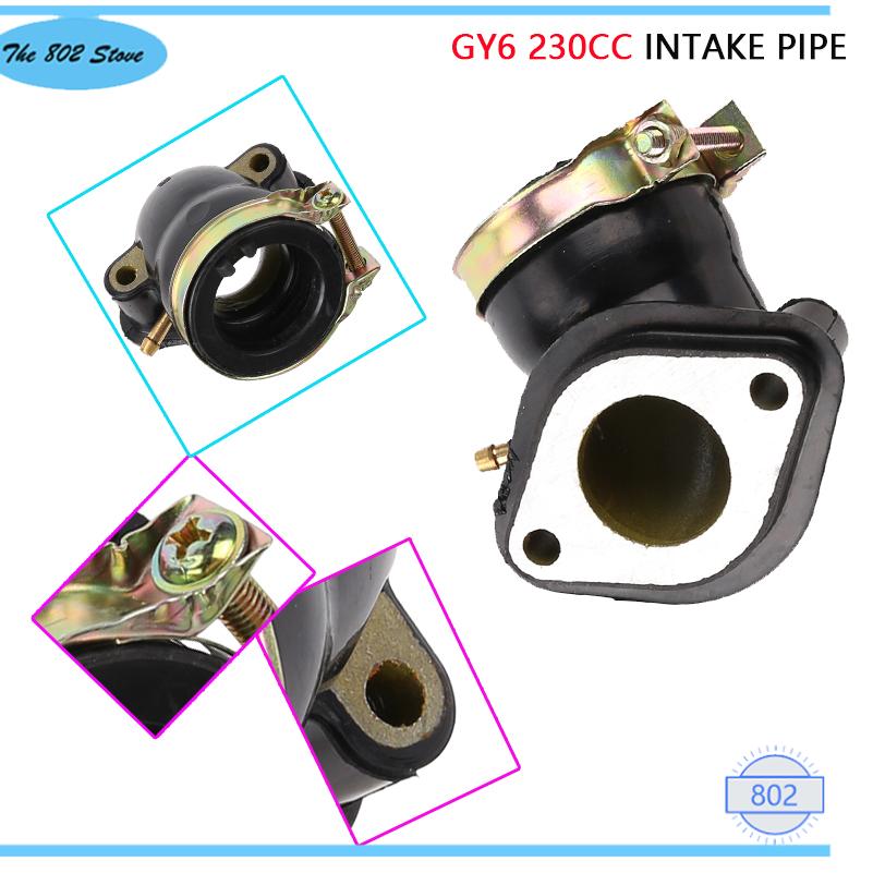 Gy6 230cc intake pipe for moto - đánh giá và giá Motorcycle Carburetor